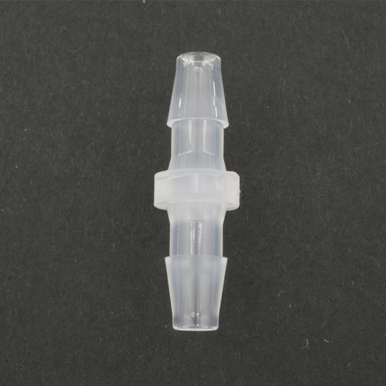 3/16 Inch OT1285 Plastic 2 Way Barb Fitting Straight Joint