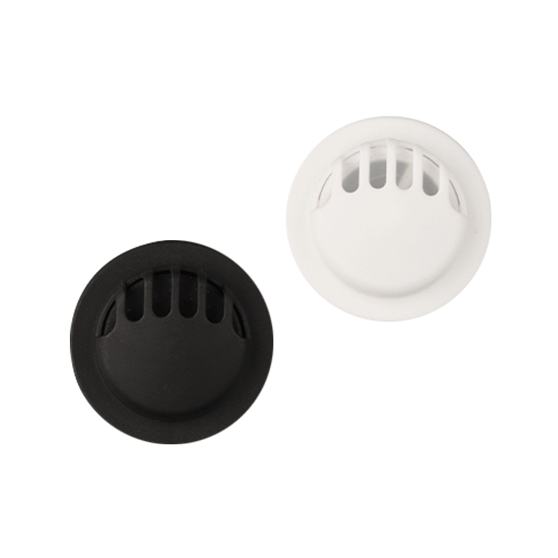 kn95 mask breathing valve accessories black white PP material waterproof breathable valve one-way plastic exhaust valve